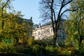 Prague architecture behind the trees