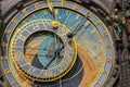 Prague astronomical clock or orloj Royalty Free Stock Photo