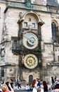 Prague Astronomical Clock or Orloj at the Old Town Hall in Prague Royalty Free Stock Photo