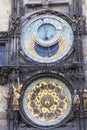 Prague astronomical clock Orloj on Old Town Hall, Prague, Czech Republic Royalty Free Stock Photo