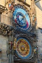 Prague Astronomical Clock, or Orloj on Old Town Hall in Prague, Czech Republic Royalty Free Stock Photo