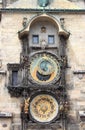 Prague Astronomical Clock Royalty Free Stock Photo