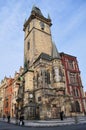 Prague Astronomical Clock Tower Royalty Free Stock Photo
