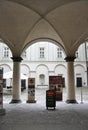 Prague,august 29:Arcade Pathwalk in Old Town of Prague,Czech Republic Royalty Free Stock Photo