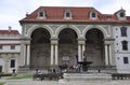 Prague,august 29:Wallenstein Palace from Prague in Czech Republic Royalty Free Stock Photo
