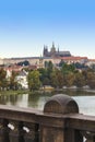 Prague autumn panorama Royalty Free Stock Photo