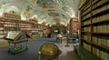 Prague-baroque library Royalty Free Stock Photo