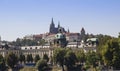 Prague Bohemia Czech Republic Hradcany . Blue sky Royalty Free Stock Photo