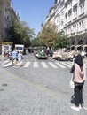 Fun tourist train on PaÃâ¢ÃÂ­ÃÂ¾skÃÂ¡ Street, Prague