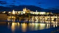 Prague Castle from across the Vltava River