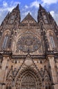 Prague castle cathedral Royalty Free Stock Photo