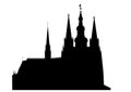 Prague castle - Cathedral of Saint Vitus Royalty Free Stock Photo