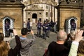 Prague Castle. Changing of the guard. Royalty Free Stock Photo