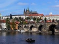 Prague castle and Charles bridge