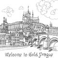 Prague Castle and Charles Bridge