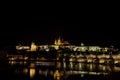 Prague Castle, Charles Bridge and Vltava River Royalty Free Stock Photo