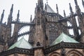 Prague castle close-up, place for text