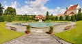 Prague Castle, Czernin Palace Garden Royalty Free Stock Photo