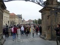 Prague castle entrance.