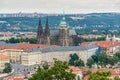 Prague castle and Historicl buildings Royalty Free Stock Photo