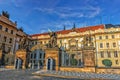 Prague Castle main entrance, Matthias Gate, no people Royalty Free Stock Photo