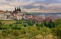 Prague Castle panorama stock images