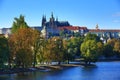 Prague Castle, Sovovy Mlyny, Charles Bridge, Moldau,Prague, Czech Republic
