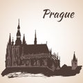 Prague castle St.Vitus cathedral - Prague