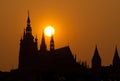 Prague Castle at sunset