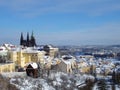 Prague Castle in winter