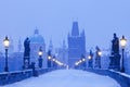 Prague charles bridge Royalty Free Stock Photo