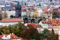 Prague - Charles bridge. Czech Republic Royalty Free Stock Photo