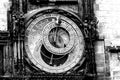 Prague chimes. The medieval clock tower Royalty Free Stock Photo