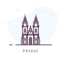 Prague city building