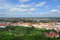 Prague city roof top view Royalty Free Stock Photo