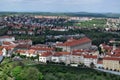 Prague city roof top view Royalty Free Stock Photo