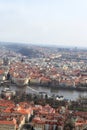 Prague city view in spring Royalty Free Stock Photo