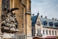 Details of the facade of the Metropolitan Cathedral of Saints Vitus, Wenceslaus and Adalbert in Prague