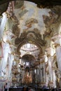 Interior of St Nicholas Church in the Old Town of Prague, Czech Republic Royalty Free Stock Photo