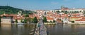 Charles bridge in Prague Royalty Free Stock Photo