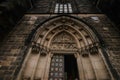 PRAGUE, CZECH REPUBLIC - 11 AUGUST 2019: Church of St. Peter and Paul at Vysehrad castle, Prague, Czech Republic Royalty Free Stock Photo