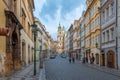 Early morning picture of Czech street