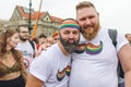 Participants of the annual Prague Pride parade Royalty Free Stock Photo