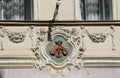 Prague, Czech Republic - August 25, 2016: symbol of three violin Royalty Free Stock Photo