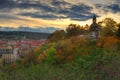 Hanavsky pavilon, Prague, Czech Republic - autumn picture, sunset