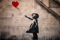 18.1.23 Prague, Czech Republic: Banksy street Art exhibition in Prague, Czech Republic.