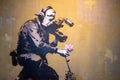 18.1.23 Prague, Czech Republic: Banksy street Art exhibition in Prague, Czech Republic.