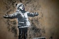 18.1.23 Prague, Czech Republic: Banksy street Art exhibition in Prague, Czech Republic.