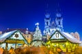 Prague, Czech Republic - Christmas Market Royalty Free Stock Photo