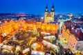 Prague, Czech Republic - Christmas Market Royalty Free Stock Photo
